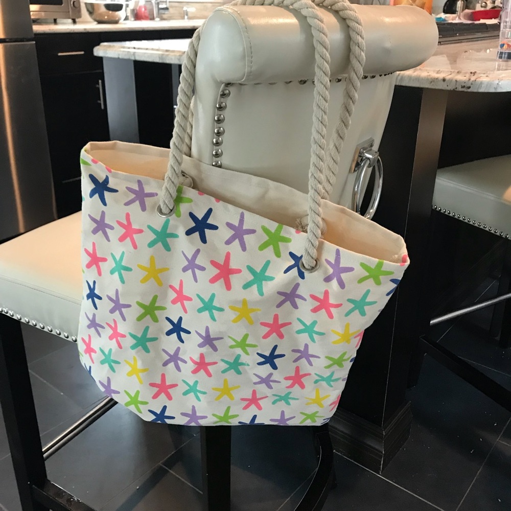 Coastal Tote with Rope Handles - Picture 2 of 4